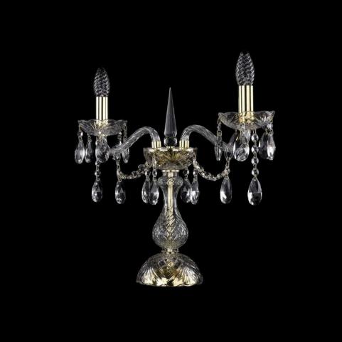 Bohemia Ivele Crystal Настольный светильник Bohemia 1413L/2/141-39 G