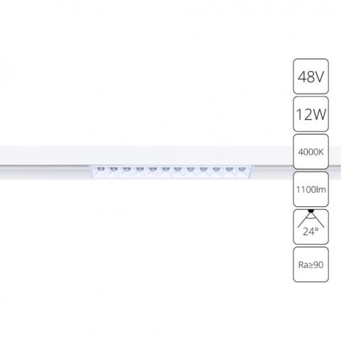 Магнитный трековый светильник Arte Lamp Linea 4000К A4664PL-1WH