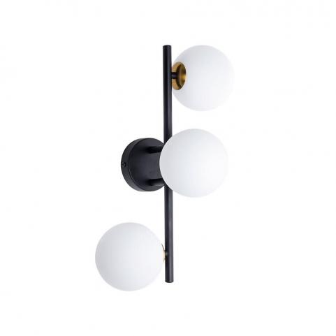 Светильник настенно-потолочный Arte Lamp Gemini A2243PL-3BK