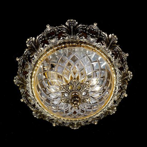 Потолочный светильник Art Glass CHARLIZE DIA 320 WHITE GOLD