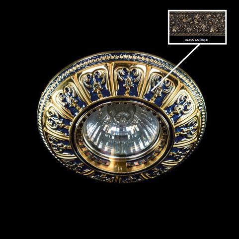 Точечный светильник Art Glass SPOT 50 BRASS ANTIQUE
