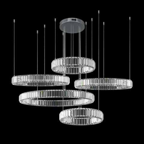 Подвесной светильник Loft IT Crystal ring 10135/5 Chrome