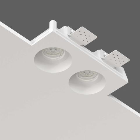 Точечный светильник Stellanova Izar Duo Flat гипсовый SN 023