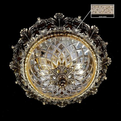 Потолочный светильник Art Glass CHARLIZE DIA 390 WHITE GOLD