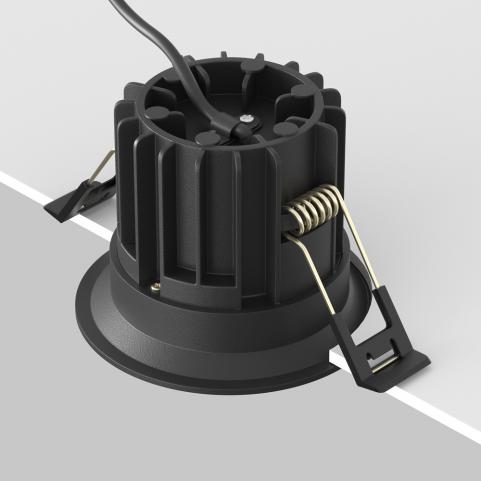 Точечный светильник Maytoni Technical Downlight 4000K Round DL058-12W4K-B