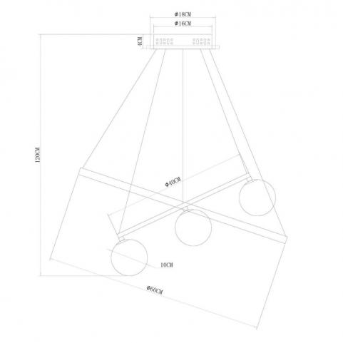 Подвесной светильник Favourite Orbium 4183-6P