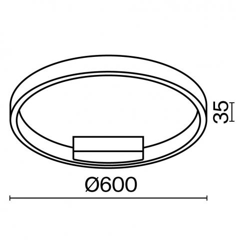 Потолочный светильник Maytoni Rim  MOD058CL-L35BK