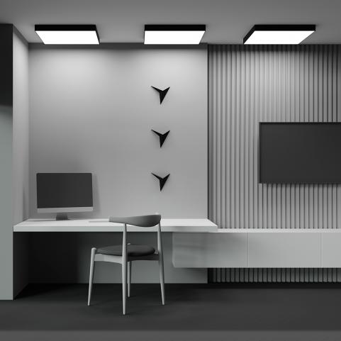 Потолочный светильник Maytoni Technical Ceiling 4000K Zon C032CL-90W4K-SQ-B