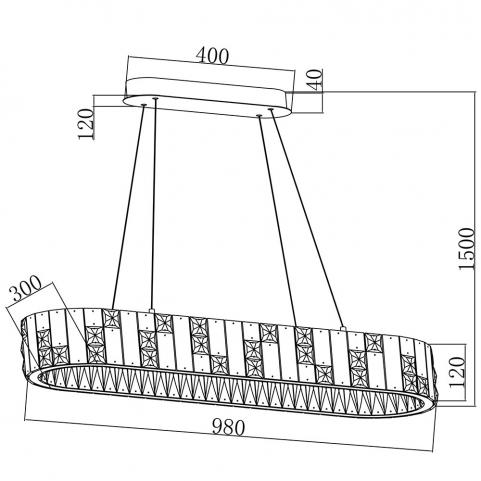 Подвесной светильник Stilfort Cherruti 4015/03/10PL