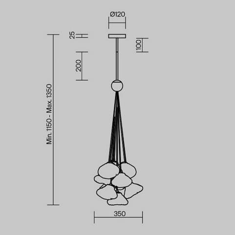Подвесной светильник Freya Eatery FR5488PL-10CH
