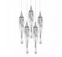 Подвесной светильник Delight Collection Goddess Tears P68009L-5/R chrome