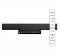 Магнитный трековый светильник Arte Lamp Linea 3000К A4678PL-1BK
