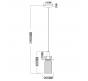 Светильник подвесной Arte Lamp Adagio A2791SP-1AM