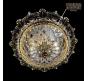 Потолочный светильник Art Glass CHARLIZE DIA 390 BRASS ANTIQUE