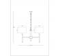 Светильник подвесной Arte Lamp Jamie A4090LM-5BK