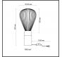 Настольный светильник Odeon Light Elica 5417/1T