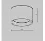 Точечный светильник Maytoni Technical Ceiling 4000K Hydra C090CL-10W4K-W