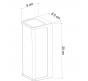 Настенный уличный светильник Arte Lamp Lancia  A6419AL-1BK
