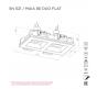 Точечный светильник Stellanova Maia Duo Flat гипсовый SN 021