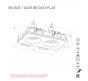 Точечный светильник Stellanova Izar Duo Flat гипсовый SN 023