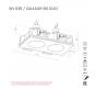 Точечный светильник Stellanova Quasar Duo гипсовый SN 036