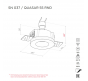 Точечный светильник Stellanova Quasar RND гипсовый SN 037